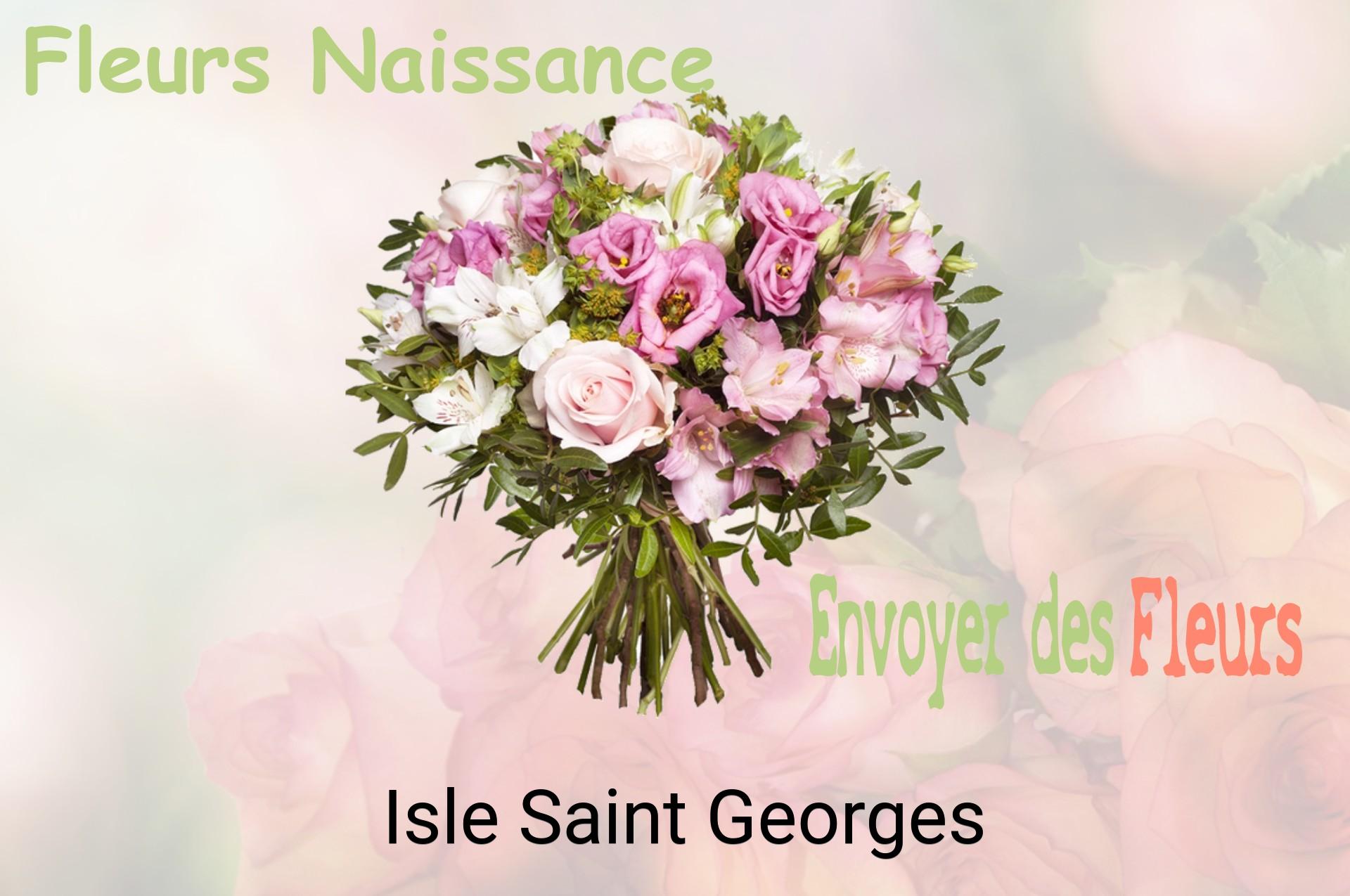 Bouquet de fleurs de naissance livré à Isle-Saint-Georges