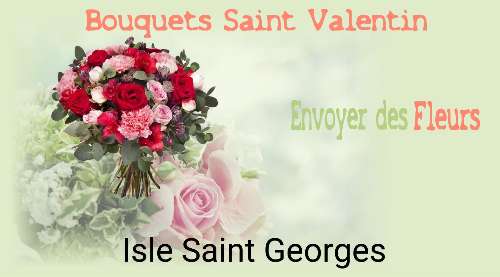 Roses de Saint-Valentin livrées à Isle-Saint-Georges
